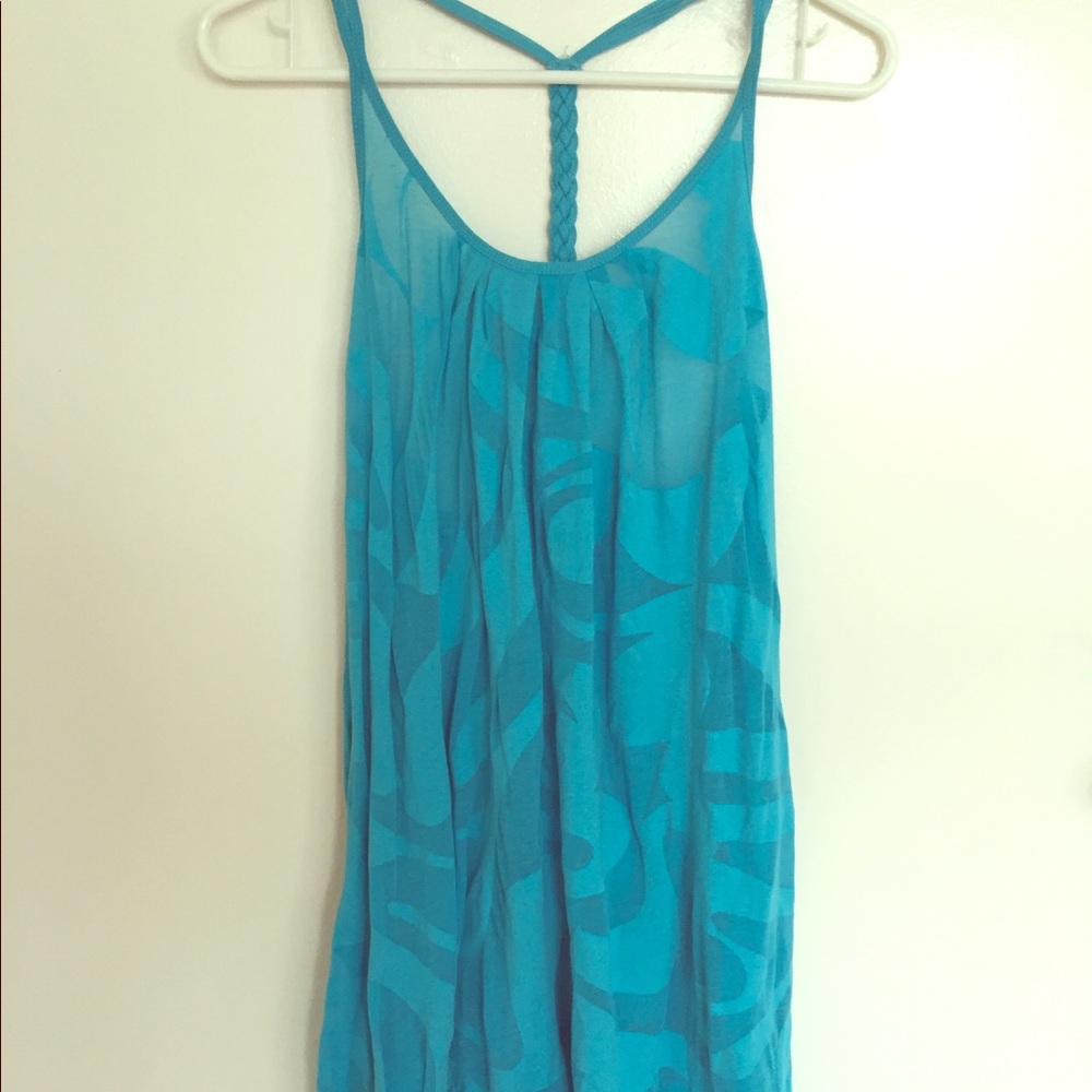 Turquoise Swimsuit Coverup Dress